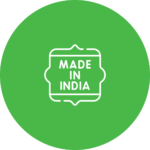 Made in india coloured green